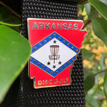 Load image into Gallery viewer, Arkansas State Disc Golf Pin