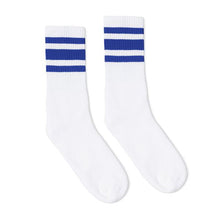 Load image into Gallery viewer, Royal Striped Socks | White