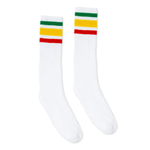 Load image into Gallery viewer, Rasta Socks | White