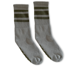 Load image into Gallery viewer, Scout Green Striped Socks | Marine Green