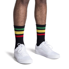Load image into Gallery viewer, Rasta Socks | Black