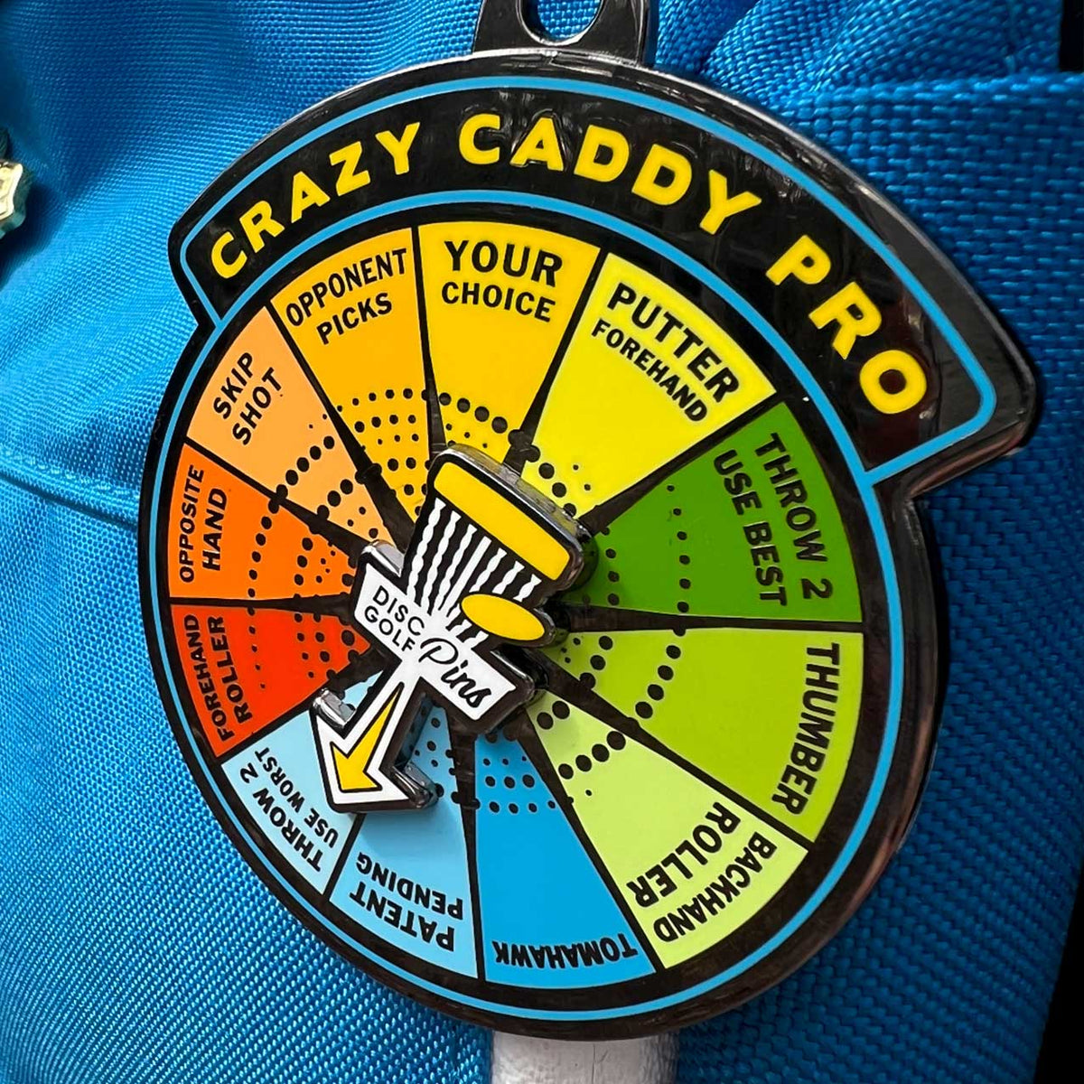 Crazy Caddy PRO Disc Golf Game - Keychain – Circle 1 Disc