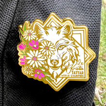 Load image into Gallery viewer, 2023 World Champion Kristin Tattar Disc Golf Pin - Numbered Limited Edition