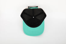 Load image into Gallery viewer, C1D Perforated Snapback - Khaki/Seafoam