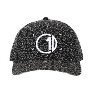 C1D Perforated Curved - Black Dino