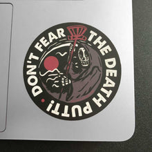 Load image into Gallery viewer, Death Putt Disc Golf Sticker
