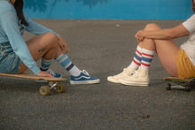 Load image into Gallery viewer, All American Striped Socks | White
