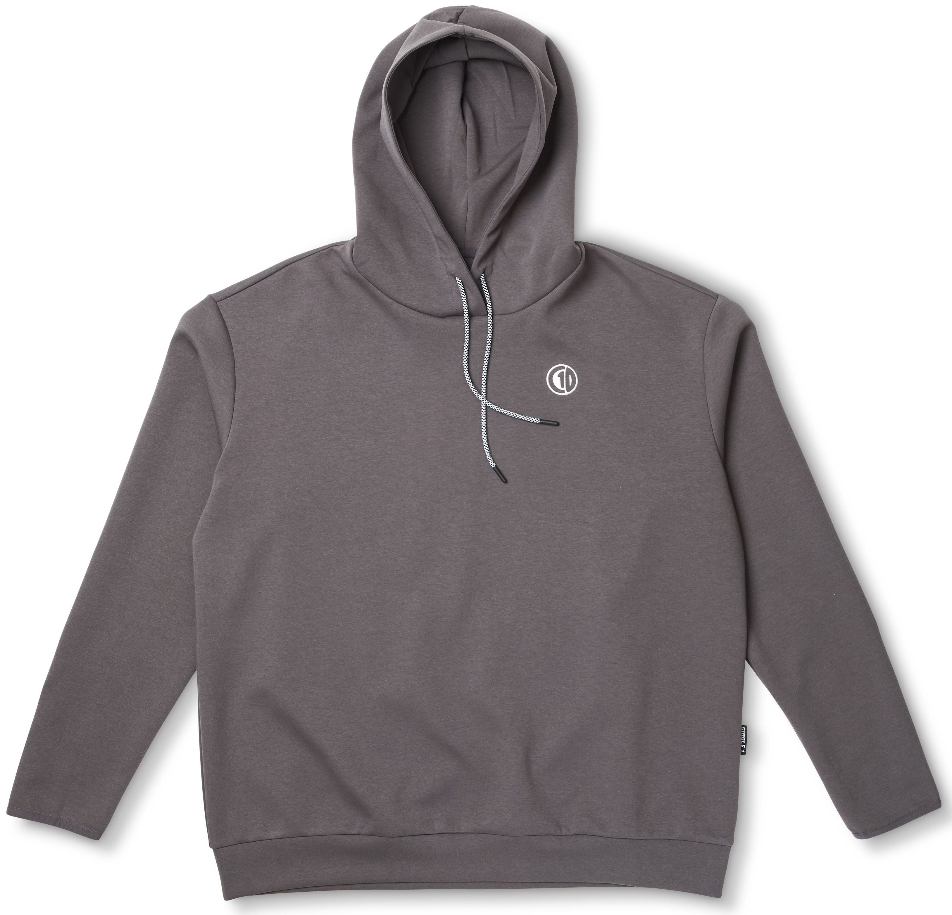 25AW完売色　ENFOLD CIRCLE SOLID HOODIE C1 Core Hoodie - Graphite – Circle 1 Disc