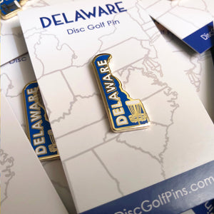 Delaware Disc Golf Pin