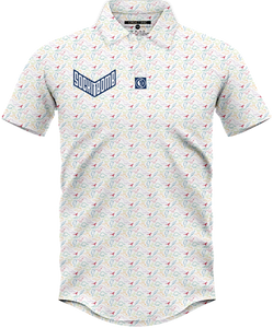 C1D x Wysocki Collection Polo V2 - White Dino