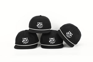 Trash Panda x C1D Perforated Snapback - Black