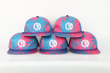 Load image into Gallery viewer, C1D Perforated Rope Snapback - Pink Floral
