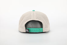 Load image into Gallery viewer, C1D Perforated Snapback - Khaki/Seafoam
