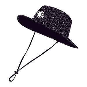C1D Boonie Hat - Black Dino