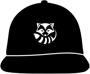 Trash Panda x C1D Perforated Snapback - Black