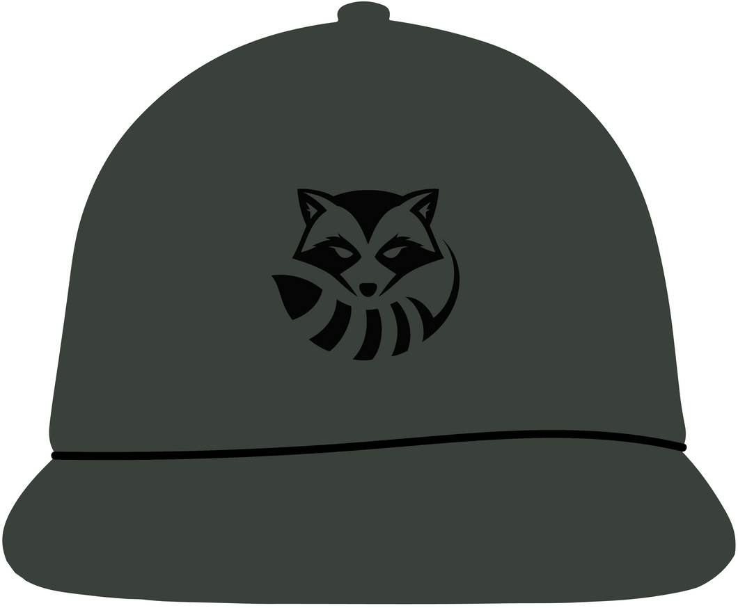 Trash Panda x C1D Perforated Snapback - Forest Green