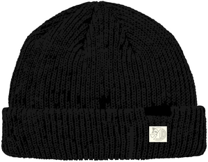 C1D x tpdg Recycled Fisherman Beanie - Black