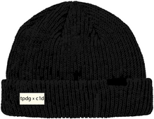 Load image into Gallery viewer, C1D x tpdg Recycled Fisherman Beanie - Black
